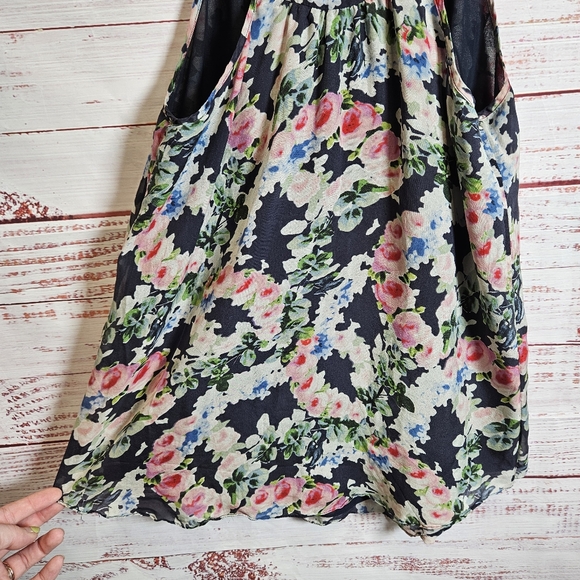 Rebecca Taylor silk floral cami blouse - Picture 11 of 14